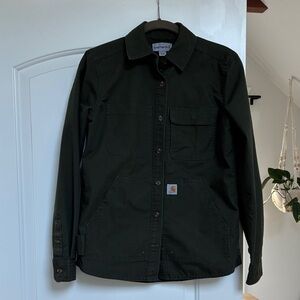 Carhartt Forest Green Workwear Shirt Jacket XS Womens 0 / 2